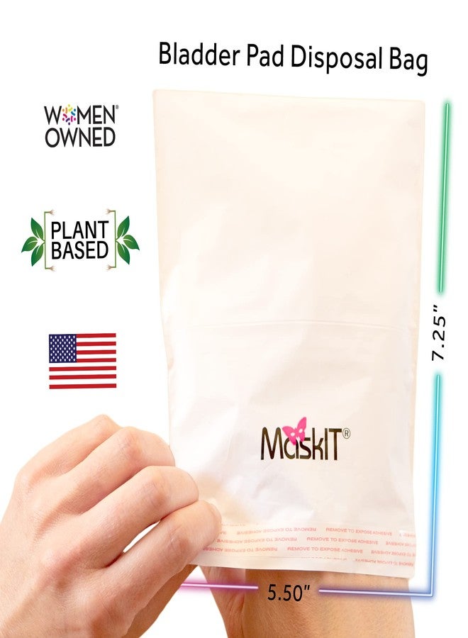 MaskIT Disposal Bags for Bladder Pads & Liners — Sanitary Disposal Bags For Incontinence Pads & Panty Liners — Single Pack, 20 Count - Image 2